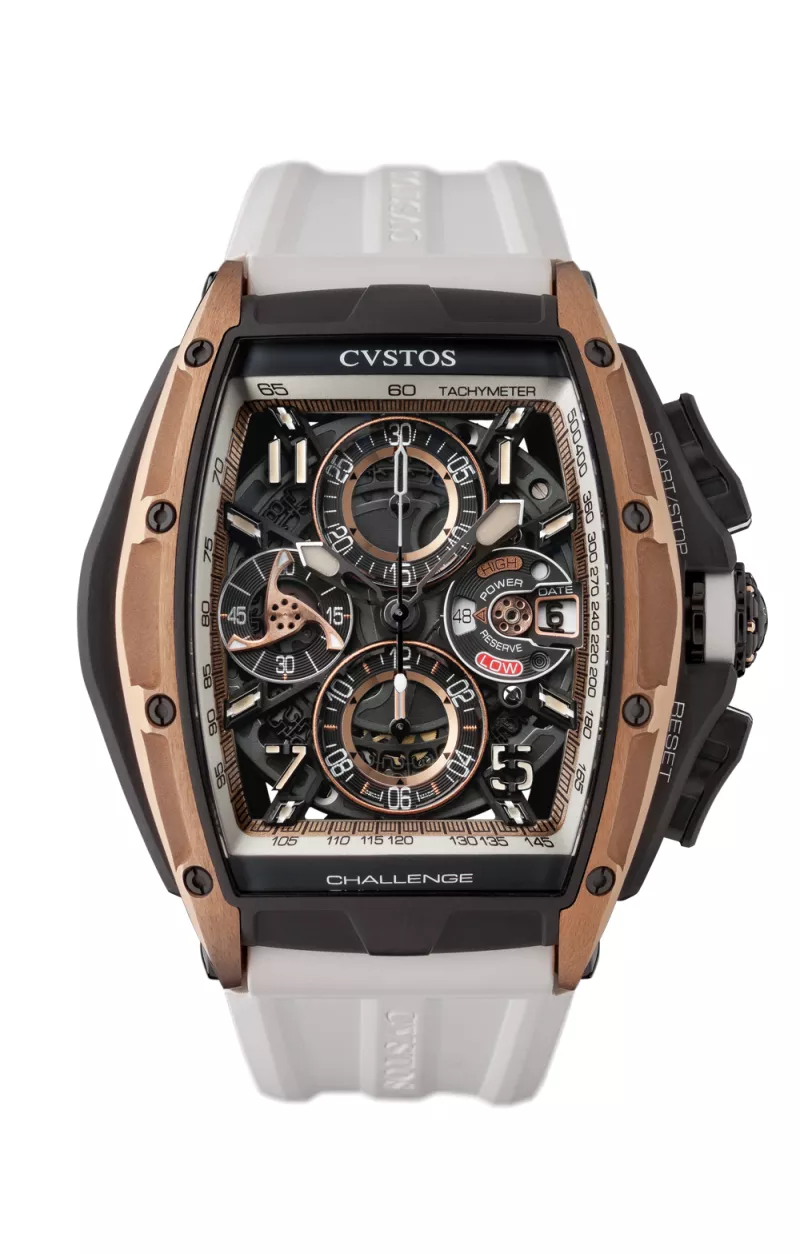 Cvstos the Time Keeper - Chrono 5N Red Gold Black Titanium / White