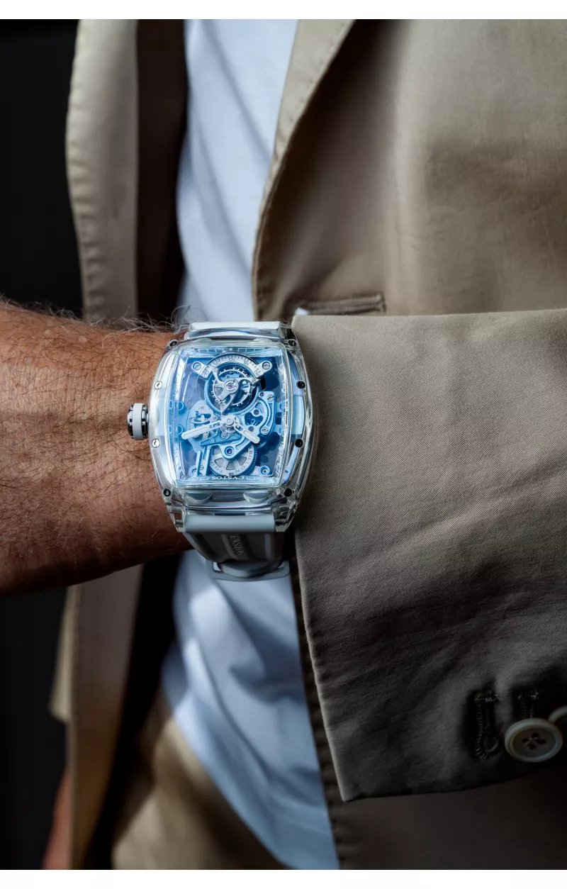 Cvstos the Time Keeper - Sealiner Tourbillon Sapphire Ice Blue