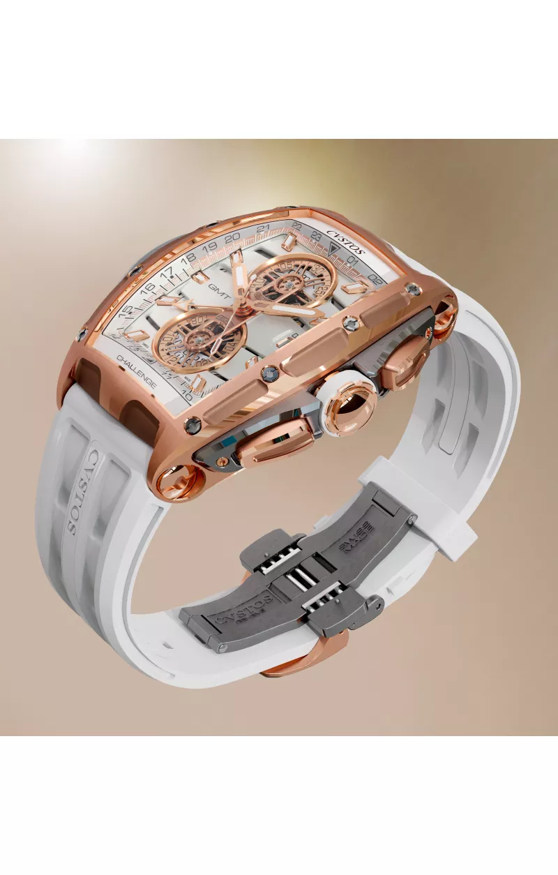 Chrono GMT 5N Red Gold / White Dial Amb