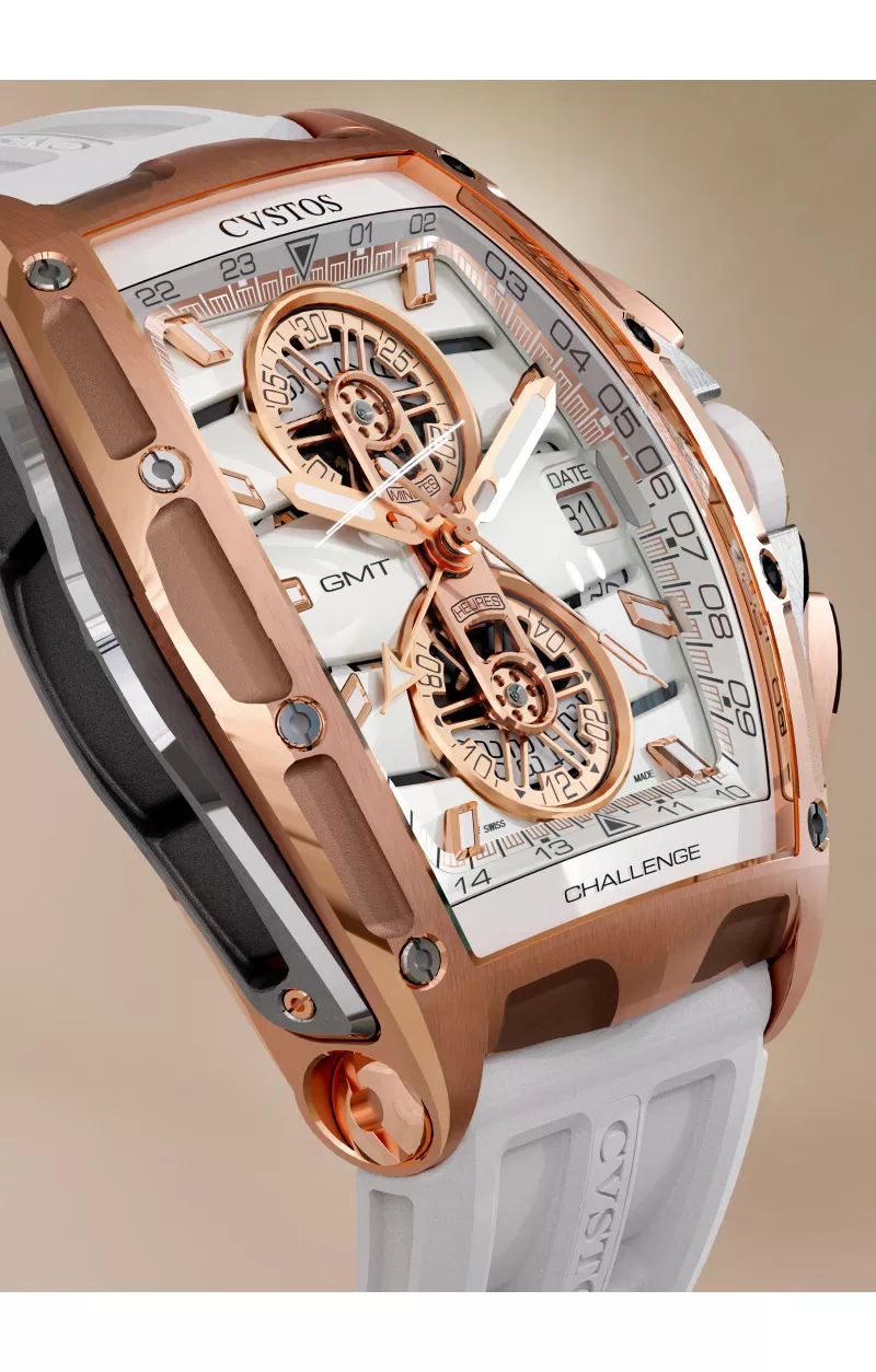 Chrono GMT 5N Red Gold / White Dial Amb
