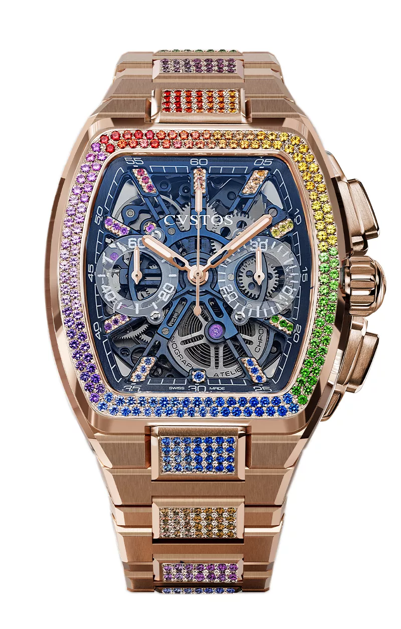 Metropolitan Chrono 5N Red Gold Bleu SQLT / Rainbow