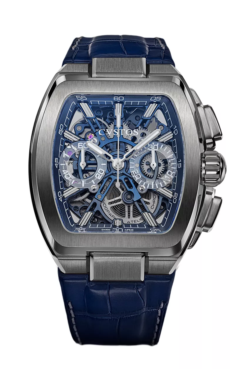 Cvstos the Time Keeper - Metropolitan Chrono Titanium Bleu SQLT