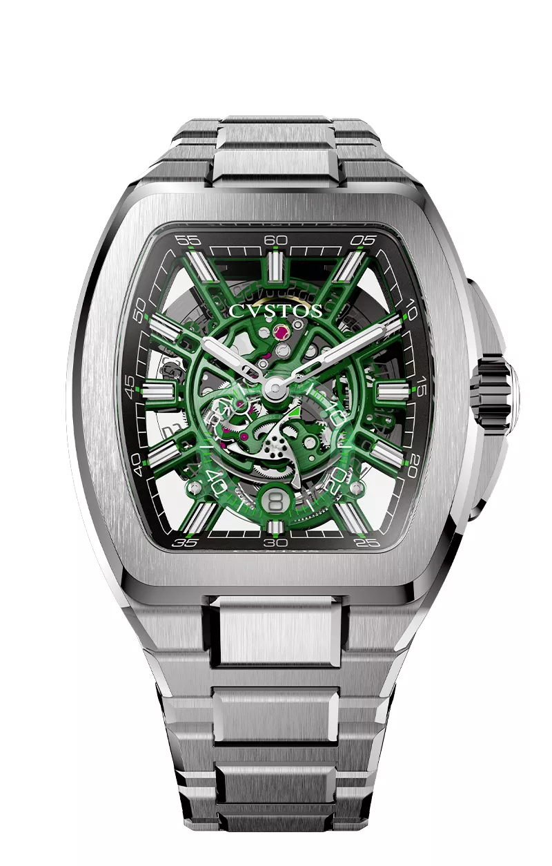 Cvstos the Time Keeper - Metropolitan PS Titanium / SQLT Green