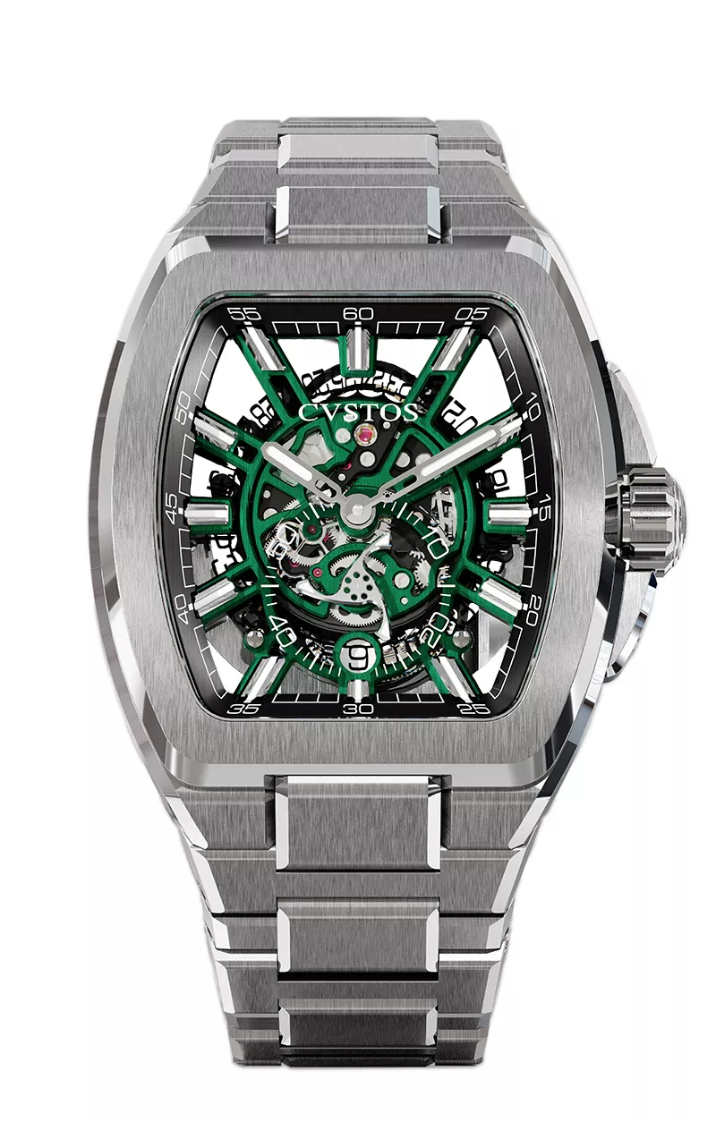 Cvstos the Time Keeper - Metropolitan PS Titanium / SQLT Green
