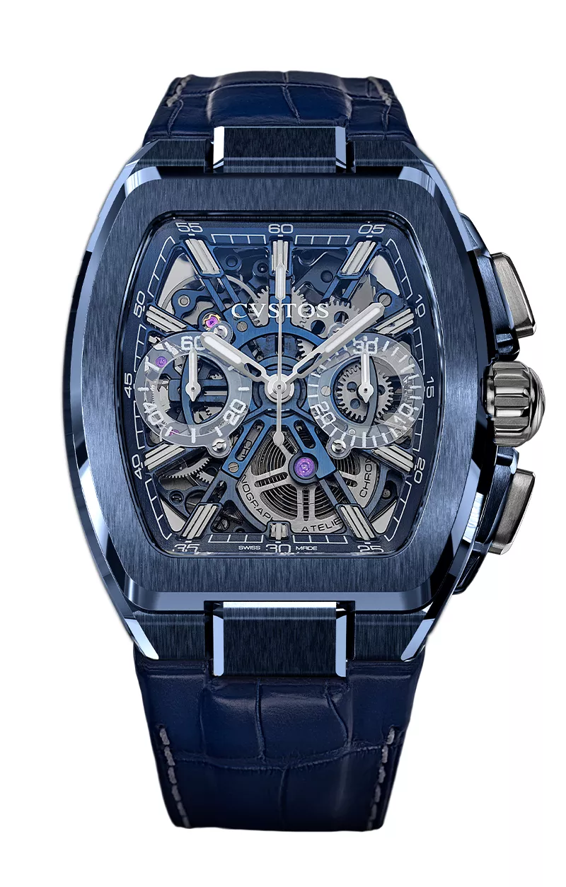 METROPOLITAN CHRONOGRAPH SKELETON/ BLUE TITANIUM/DENIM DIAL