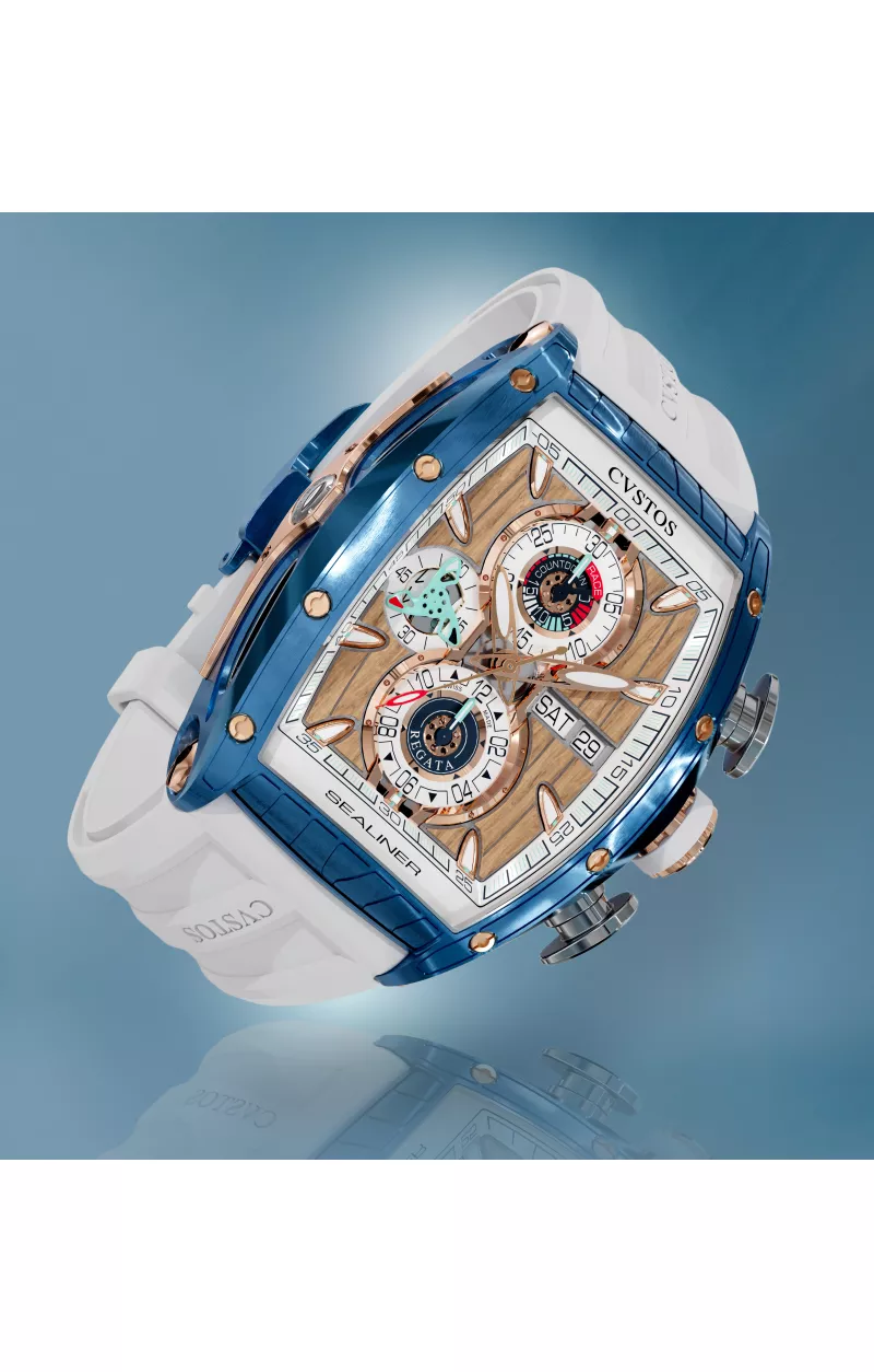 Sealiner Chronograph SkyBlue Steel / 5N