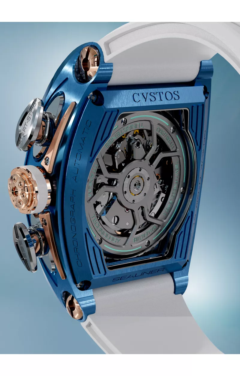 Sealiner Chronograph SkyBlue Steel / 5N