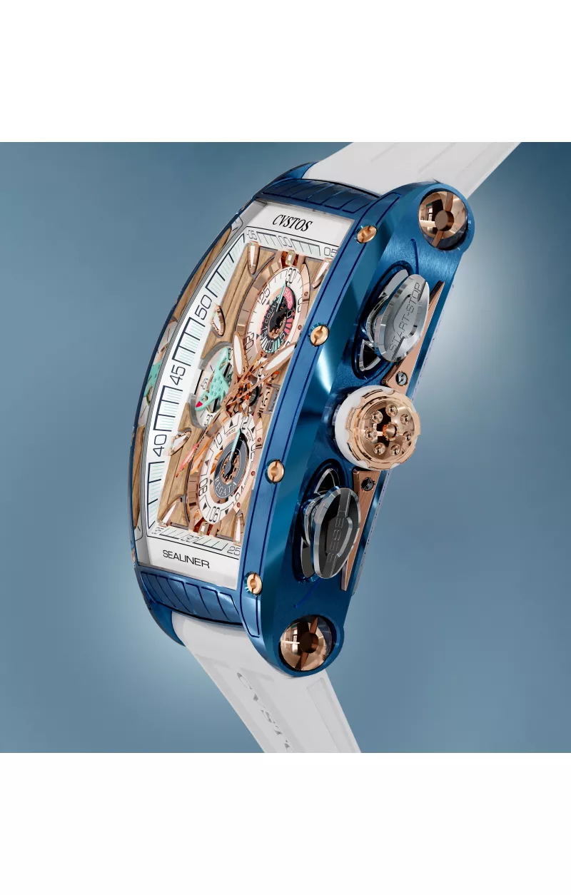 Sealiner Chronograph SkyBlue Steel / 5N