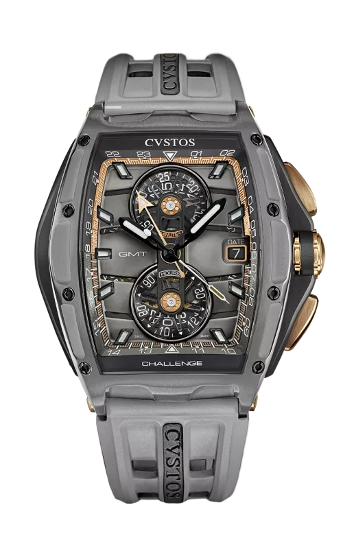 Cvstos the Time Keeper - Chrono GMT - Dark Grey Steel