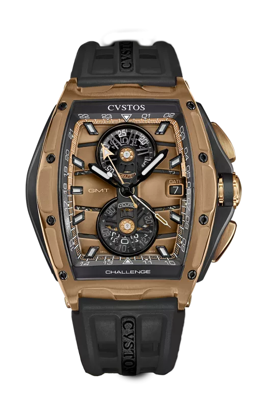 Cvstos The Time Keeper - Chronograph - Chrono GMT 5N Red Gold / Oro