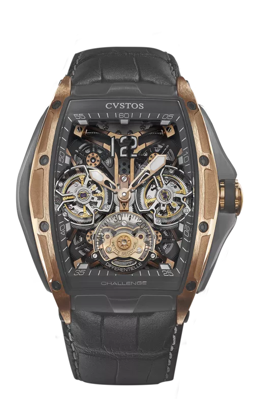 Cvstos the Time Keeper - 5N Red Gold Brancard / Titanium