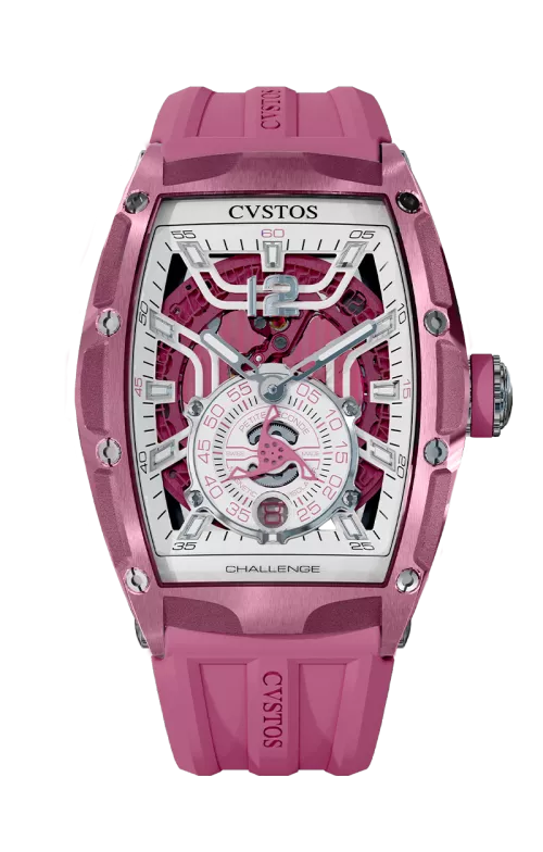 CHALLENGE THIRTY6 JETLINER PS PINK ALU/WHITE DIAL/PINK MVT