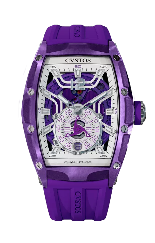 CHALLENGE THIRTY6 JETLINER PS PURPLE ALU/WHITE DIAL/PURPLE MVT