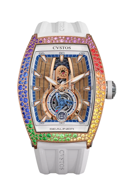 CHALLENGE THIRTY6 SEALINER PS 5N RED GOLD RAINBOW SNOW SETTING