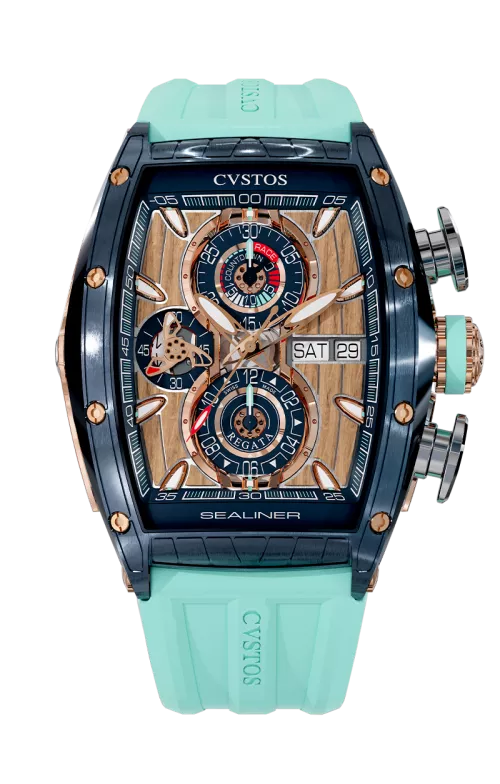 Sealiner Chronograph Navy Blue Steel / 5N