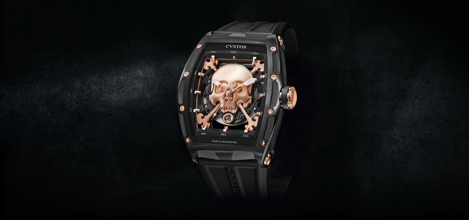 Cvstos the Time Keeper - Jetliner Skull Inkvaders