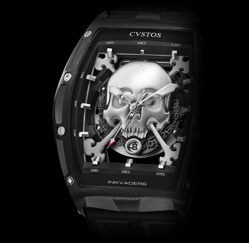 Cvstos The Time Keeper - Jetliner Skull Inkvaders