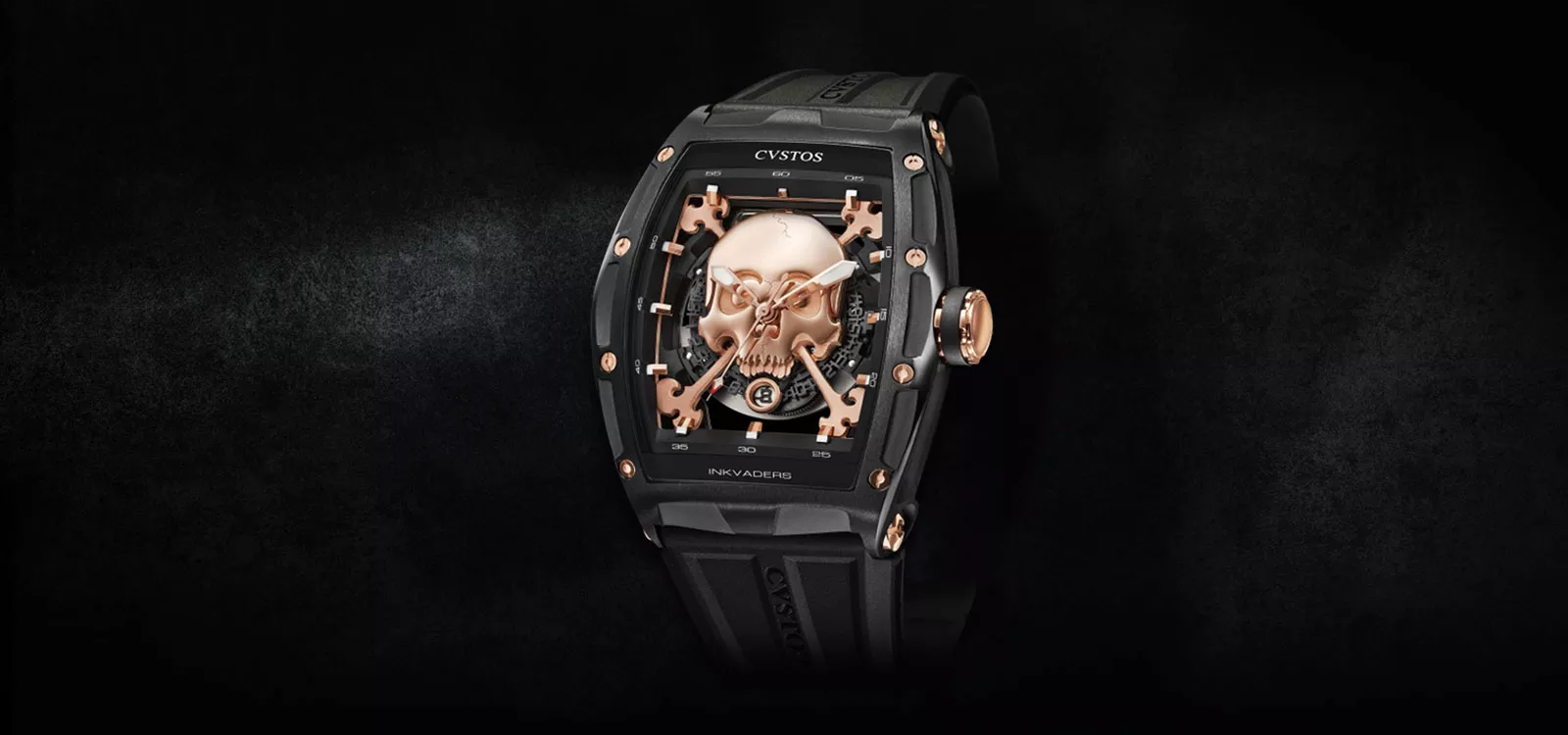 Cvstos The Time Keeper - Jetliner Skull Inkvaders