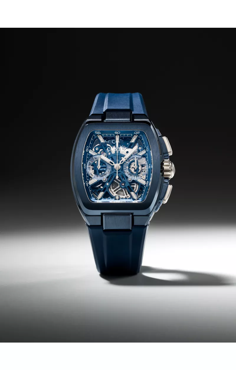METROPOLITAN CHRONOGRAPH SKELETON/ BLUE TITANIUM/DENIM DIAL SOLDAT