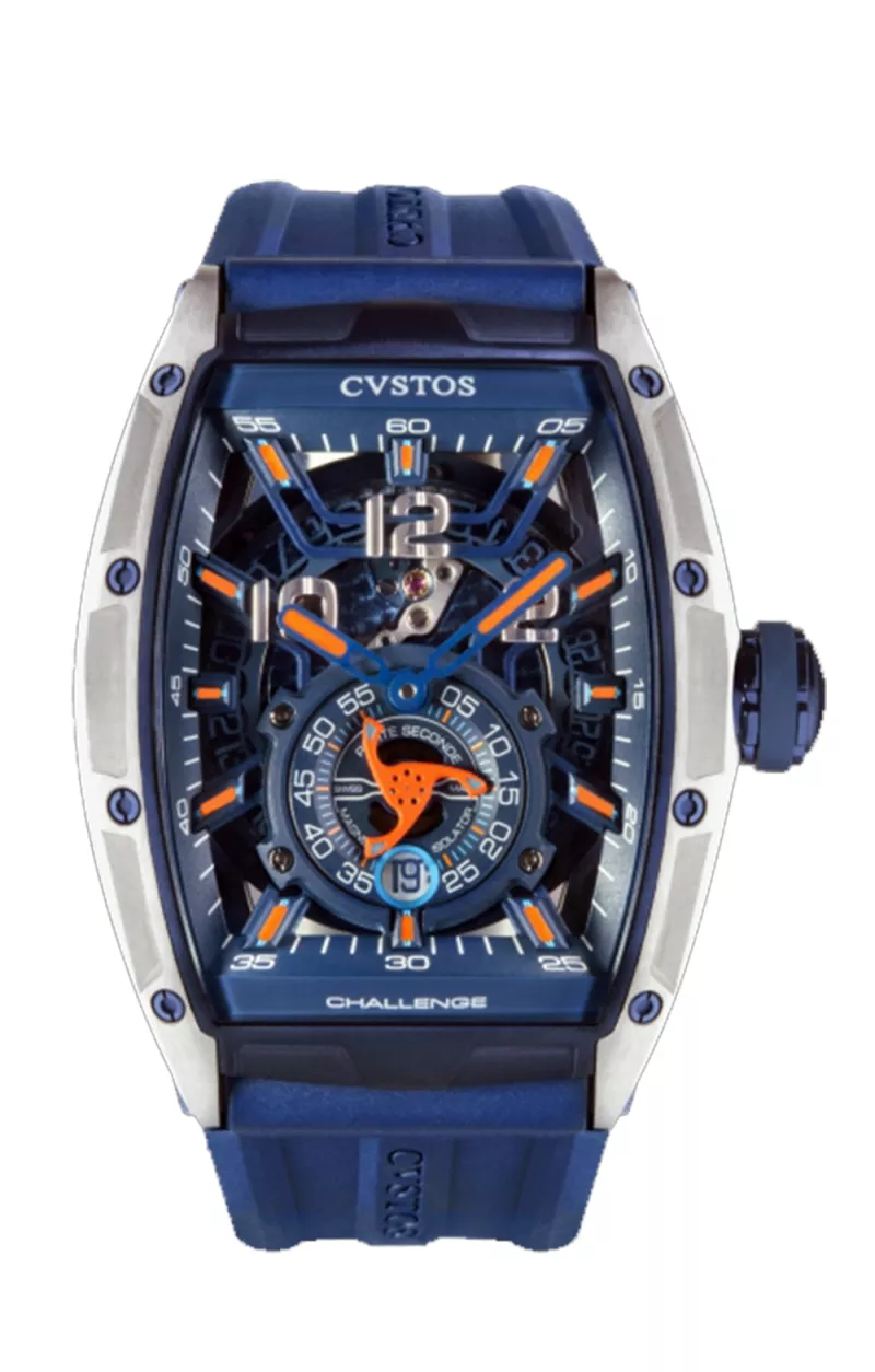 Cvstos the Time Keeper - Jetliner PS Grey Brancard Blue Titanium / Blue