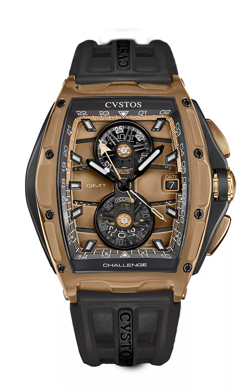 Cvstos The Time Keeper - Chronograph - Chrono GMT 5N Red Gold / Oro
