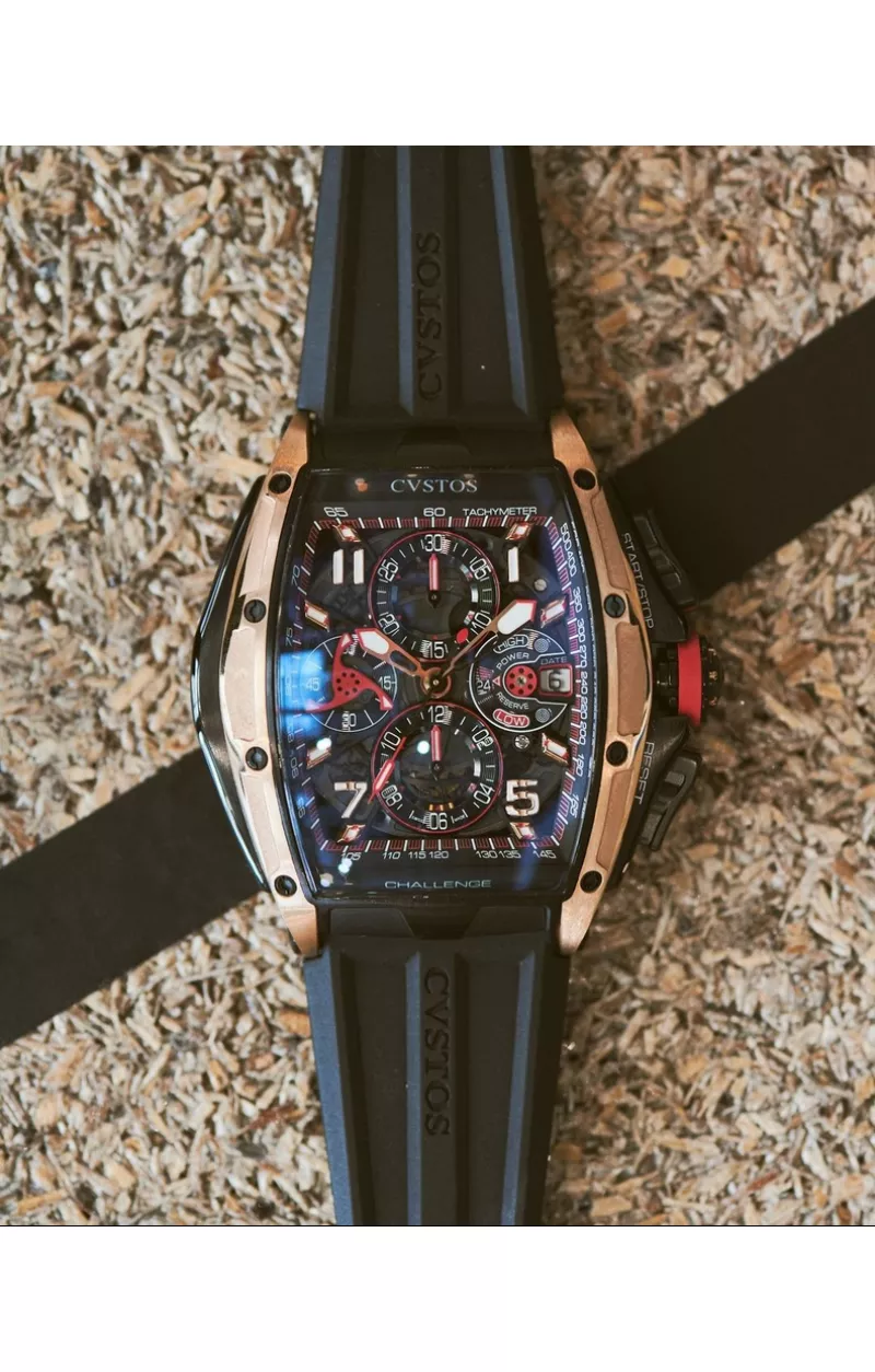 Cvstos the Time Keeper - Chrono 5N Red Gold Black Titanium / Black