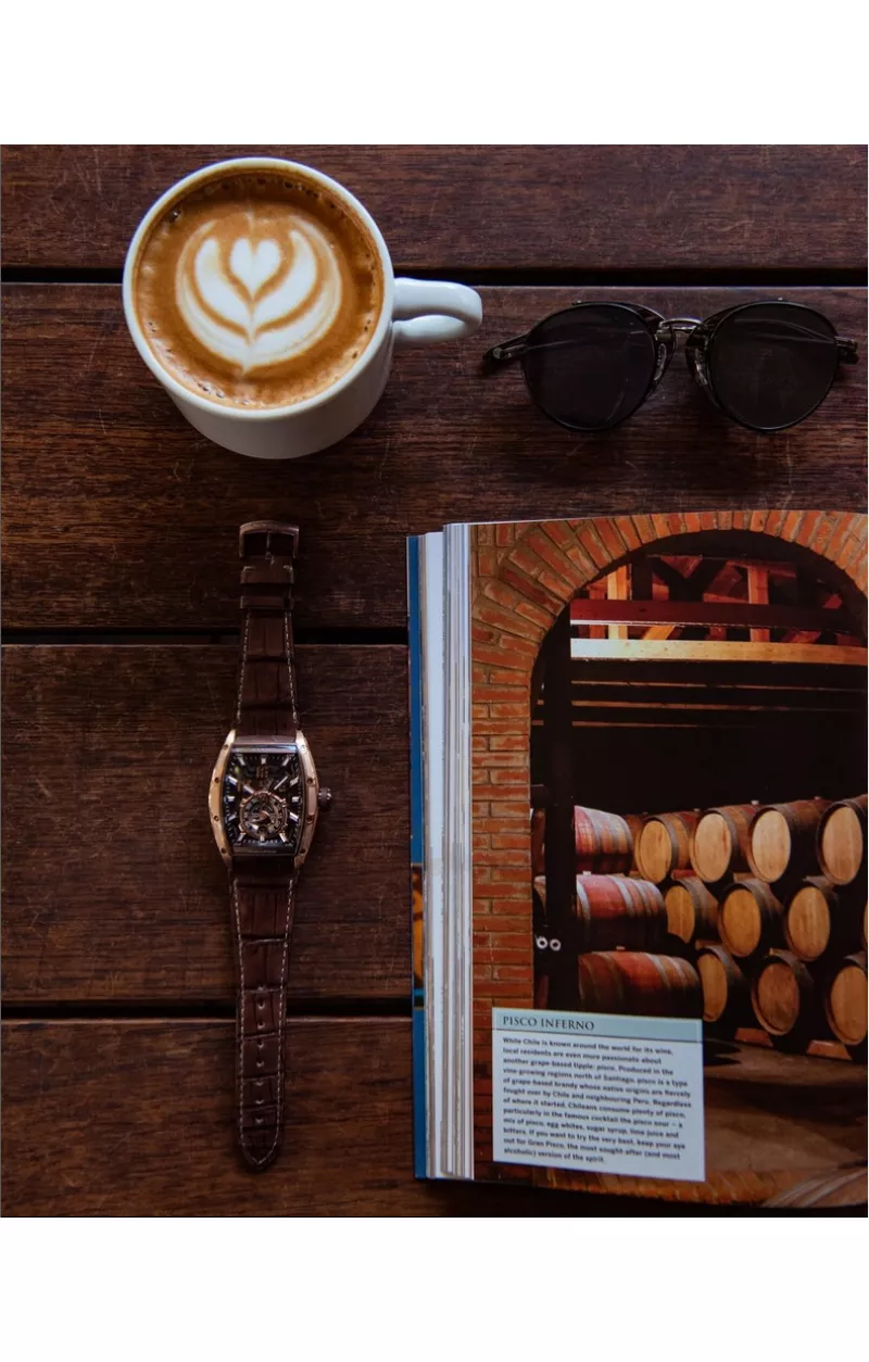 Cvstos the Time Keeper - Jetliner PS 5N Brancard Brown Titanium / Brown
