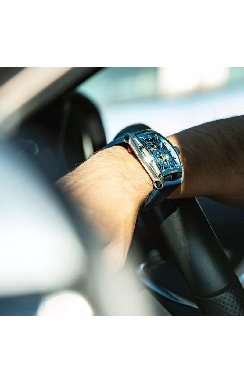 Cvstos the Time Keeper - Jetliner PS Grey Brancard Blue Titanium / Blue