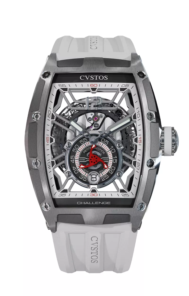 CHALLENGE JETLINER PS STEEL TI COMP WHITE DIAL