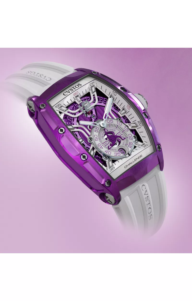 CHALLENGE THIRTY6 JETLINER PS PURPLE ALU/WHITE DIAL/PURPLE MVT 3
