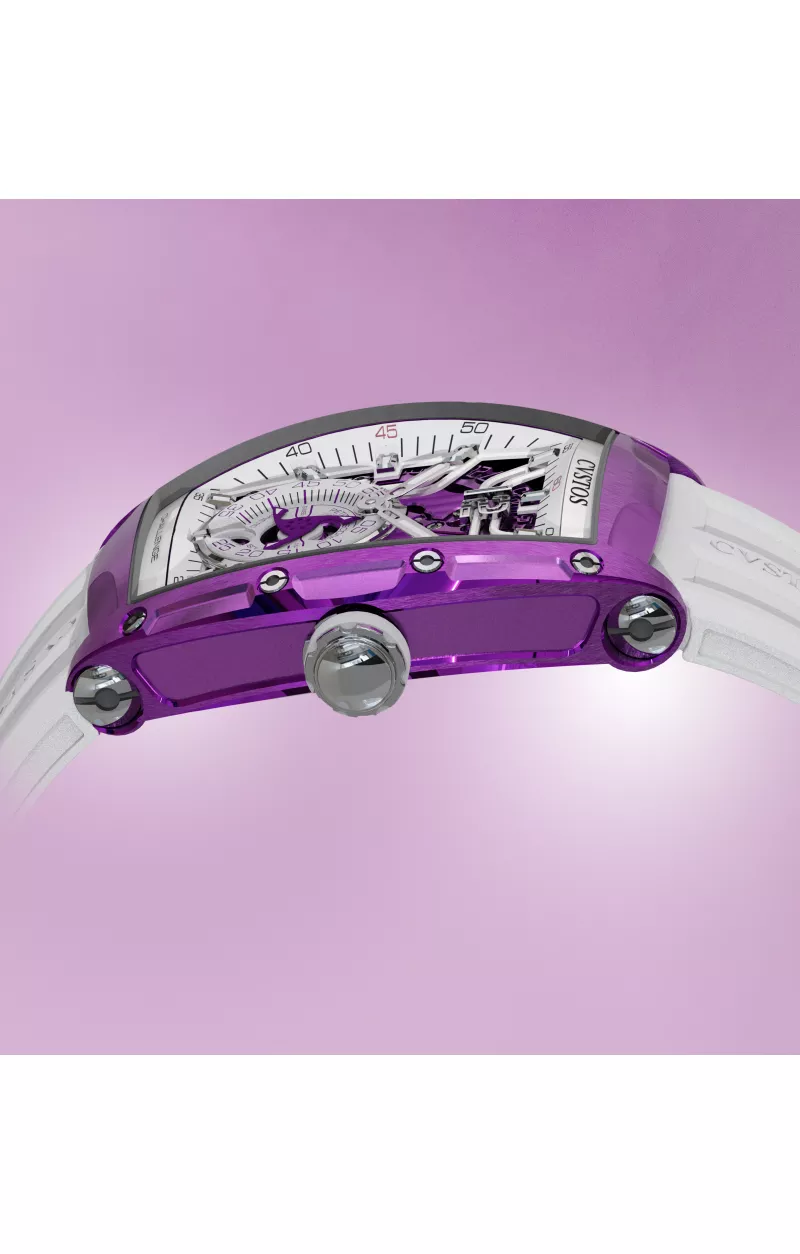 CHALLENGE THIRTY6 JETLINER PS PURPLE ALU/WHITE DIAL/PURPLE MVT 4