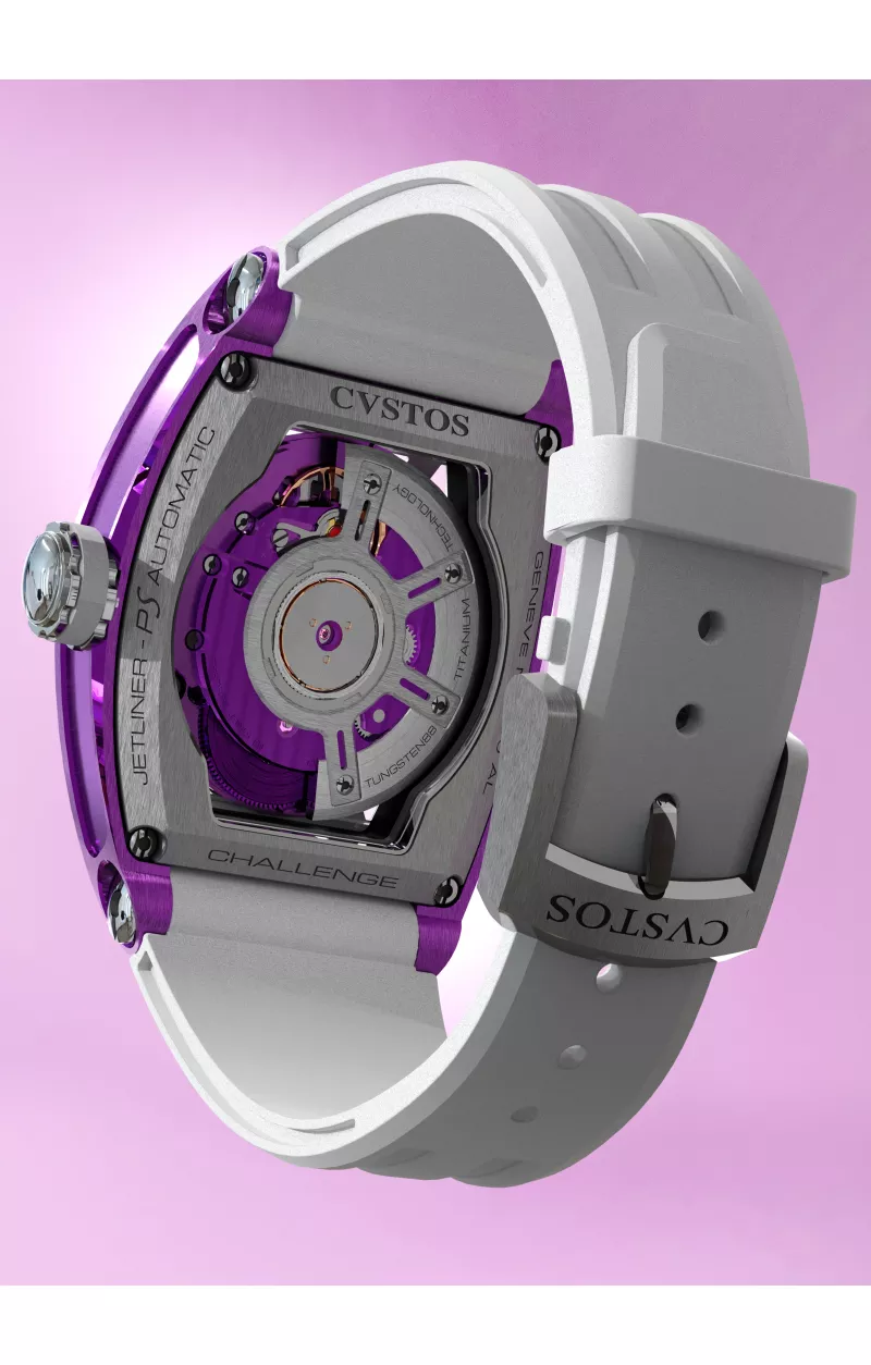 CHALLENGE THIRTY6 JETLINER PS PURPLE ALU/WHITE DIAL/PURPLE MVT 2