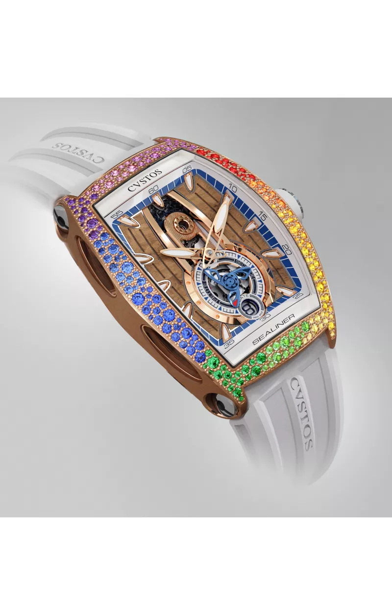 CHALLENGE THIRTY6 SEALINER PS 5N RED GOLD RAINBOW SNOW SETTING