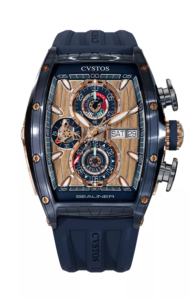 Sealiner Chronograph Navy Blue Steel / 5N