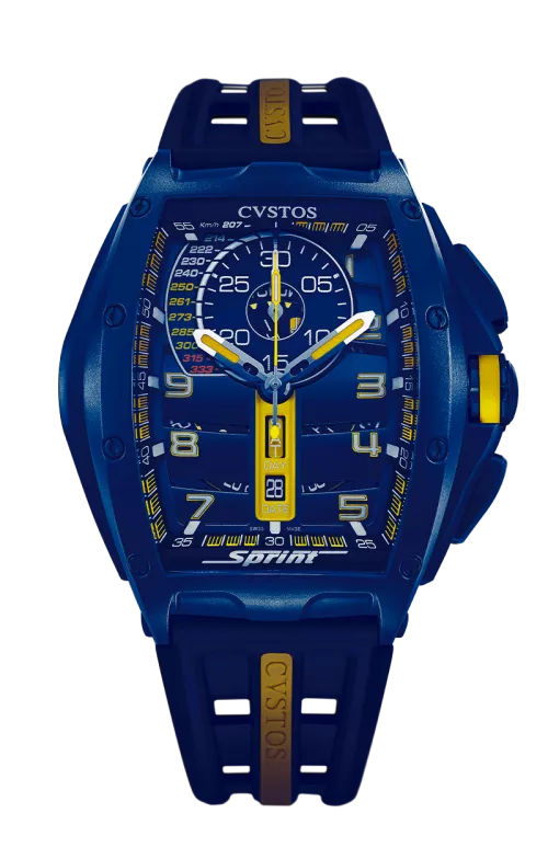 Cvstos the Time Keeper - Chrono Sprint Steel / Navy Blue 