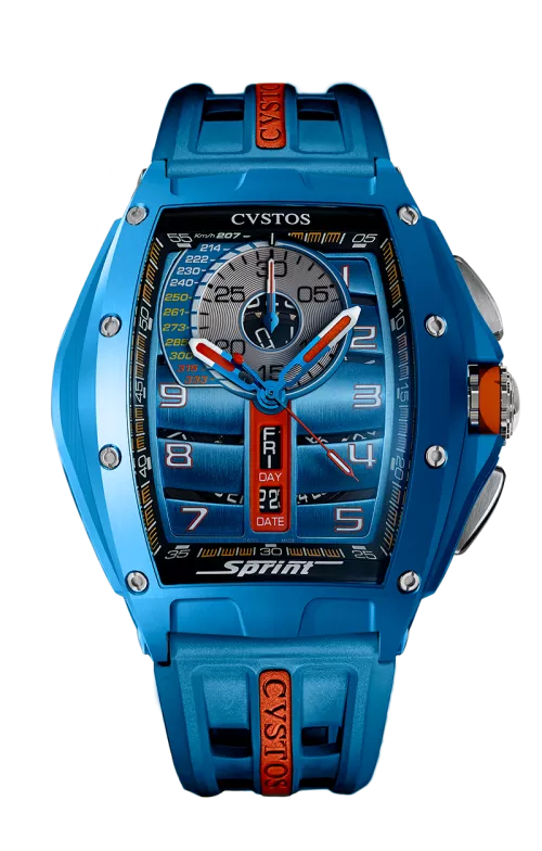 Cvstos the Time Keeper - Chrono Sprint Steel / Sky Blue 