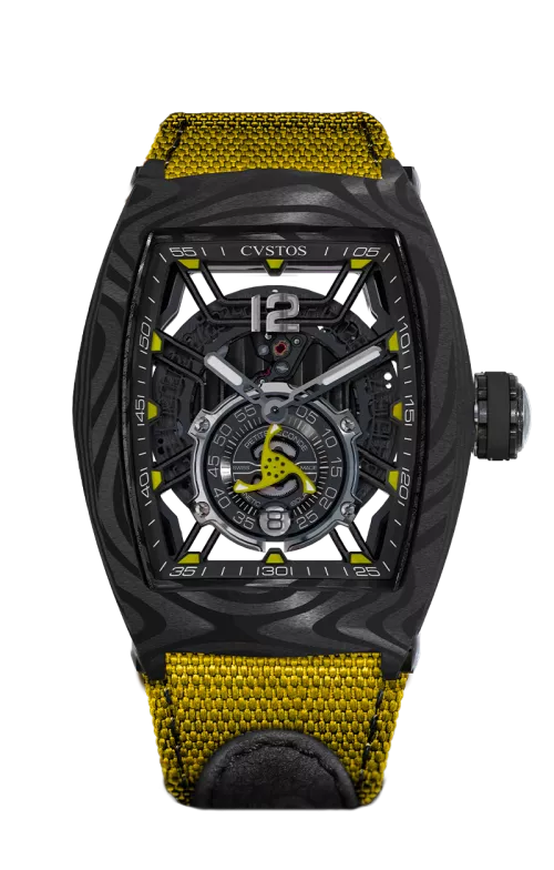 CHALLENGE JETLINER PS BLACK CARBON/YELLOW DIAL