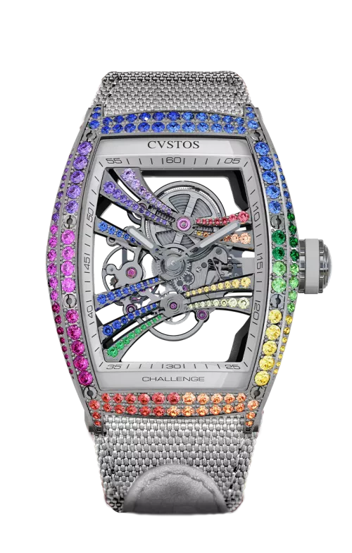 CHALLENGE PURITY STEEL 2 ROW RAINBOW/TI COMP/RH BRIDGES WITH RAINBOW