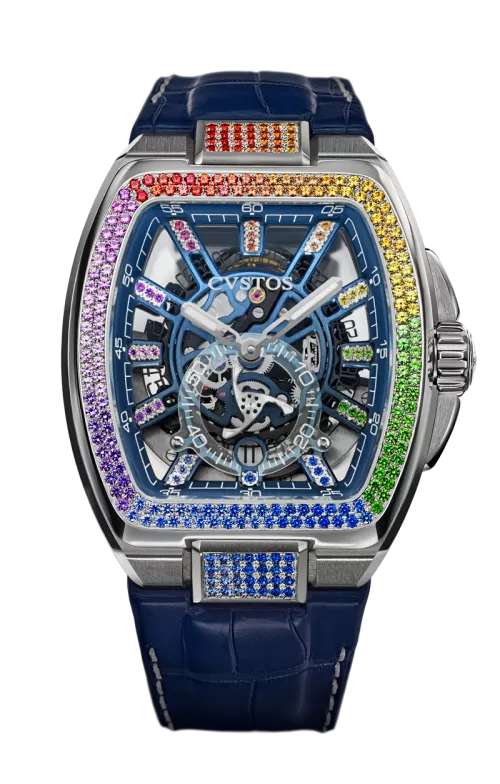 Cvstos the Time Keeper - Metropolitan PS Titanium / SQLT Blue Dail / Rainbow