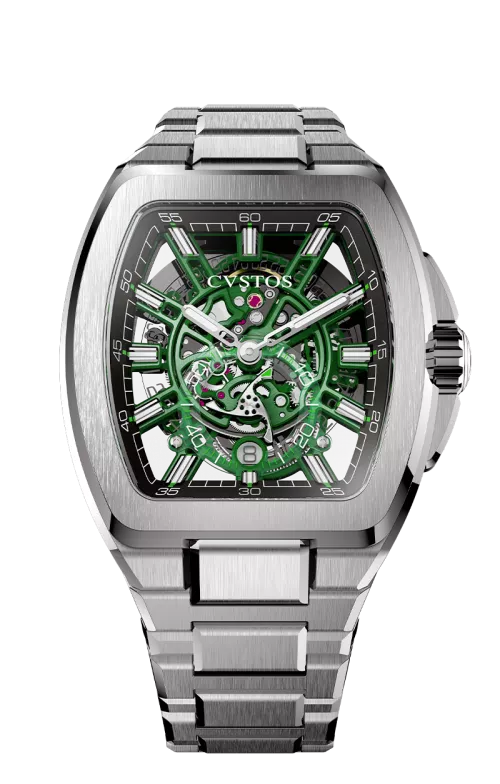 Cvstos the Time Keeper - Metropolitan PS Titanium / SQLT Green