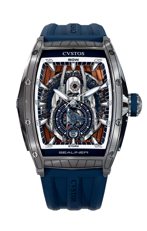 Cvstos the Time Keeper - Sealiner PS Steel / Navy Blue